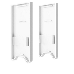 end cap EC 120 HALON 2 pcs., with cover, white