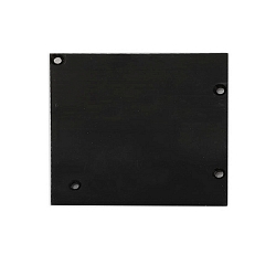 Endkappe EC127 f�r Gardinenprofil CURTAIN 10 ONE mit VISOR, 1 Paar (links & rechts), schwarz