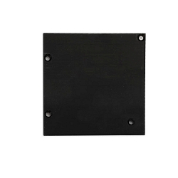 Endkappe EC131 f�r Gardinenprofil CURTAIN 10 ONE HIGH mit VISOR, 1 Paar (links & rechts), schwarz