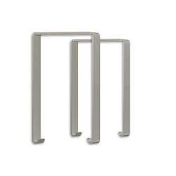 Montageb�gel Z64 f�r Leuchtenprofil HALON zur Deckenanbau-Montage, 2 St�ck, silber