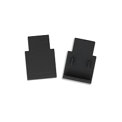 Endkappe f�r Schiene TRACK48 FLAT (H25) mit transluzenter, abgesetzter Abdeckung, au�enliegend, 2 St�ck, schwarz