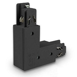 3-phase CLASSIC - L-connector, N-conductor innen, predective connector au�en, black