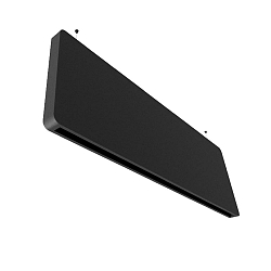 Akustik-Pendel-BAFFEL TRACK48ID, unten mit NV-Schiene TRACK48 (unbest�ckt), 125cm, 20W SkyBlue (indirekt), schwarz