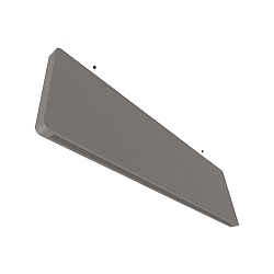 Akustik-Pendel-BAFFEL TRACK48ID, unten mit NV-Schiene TRACK48 (unbest�ckt), 150cm, inkl. LED 15W 3000K (indirekt)