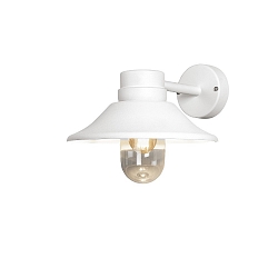 Au�enwandleuchte VEGA, mit Schirm, E27, IP54, wei�