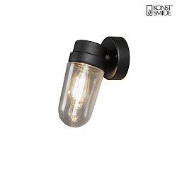 outdoor wall luminaire VEGA without shade E27 IP54, black dimmable