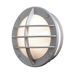 Wandleuchte ODEN, E27 max. 60W, Silber, Aluminium / Acrylglas opal