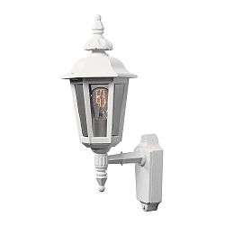 Wandleuchte PALLAS UP SMALL, H�he 48cm, E27 max. 60W, Wei�, Aluminium / Rauch-Acrylglas