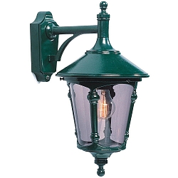 Wandleuchte VIRGO, E27 max. 100W, Gr�n, Aluminium/ Rauch-Acrylglas