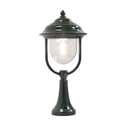 Sockelleuchte PARMA, E27 max. 75W, Gr�n, Aluminium / Acrylglas klar