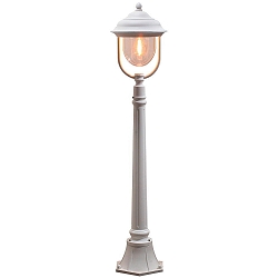 Wegeleuchte PARMA, E27 max. 75W, Wei�, Aluminium / Acrylglas klar