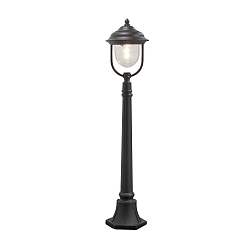Wegeleuchte PARMA, E27 max. 75W, Schwarz, Aluminium / Acrylglas klar