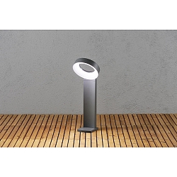 HighPower LED path luminaire ASTI, 0.6W 5000K 1400lm, anthracite aluminium / opal acrylic glass