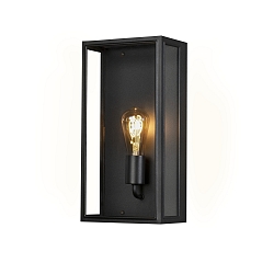 Wandleuchte CARPI, gro�, E27, schwarz