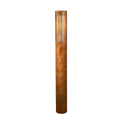 Outdoor Wegeleuchte PISTOIA, 95cm, E27, IP54, dimmbar, rost
