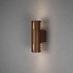 outdoor wall luminaire CUNEO UP/DOWN E27 IP54, rust dimmable