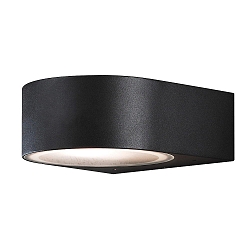 Au�en-Wandleuchte TERAMO, Up/Down, E27 max. 40W, Schwarz, Aluminium / Opalglas