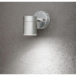Au�en-Wandleuchte MODENA, GU10 max. 35W, Stahl galvanisiert / Klarglas