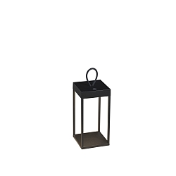 Outdoor LED accu-lantern RAVELLO, IP54, 2.2W 3000K 180lm, dimmable, black, small, 30cm