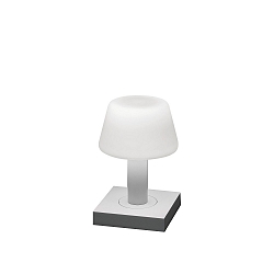 battery table lamp MONACO IP54, white dimmable