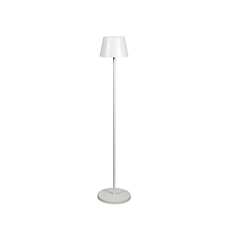 battery floor lamp POMEZIA MEDIUM USB IP54, white dimmable