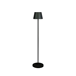battery floor lamp POMEZIA MEDIUM USB IP54, black dimmable