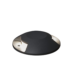 HighPower LED terrace floor spot with 2-fold light beam, 5W 3000K 900lm, anthracite aluminium