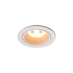 LED Ceiling recessed luminaire NUMINOS DL S, 2700K, IP20, 55�, 720lm, UGR 20, white/white