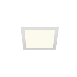 LED Ceiling recessed luminaire SENSER 24 DL, square, 12,5, 1200lm, IP20, white, 4000K