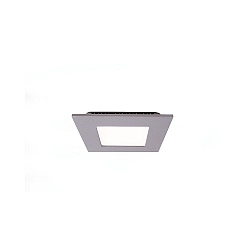 LED ceiling luminaire LED Panel square 8, current constant, 350 mA, 8W 4000K 120�, white