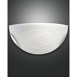 Fabas Luce KENT Wall luminaire, E27, white