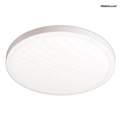 LED Downlight, flat design, Ø 600mm, 45W, 3000K, 3700lm, IP20, DALI dimmable, white