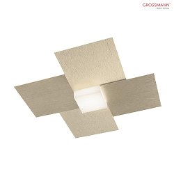 LED Wall and Ceiling luminaire CREO, 1 flame, 620lm, 8,8W, 2700K, champagne, dim-to-warm