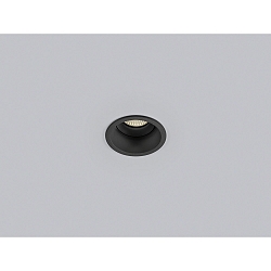 ceiling recessed luminaire NESO swivelling, set back GU10 IP20, black matt dimmable