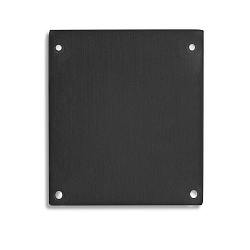 Zubeh�r f�r Profil LAMP30 - Aluminium-Endkappe E69 (2 Stk.), inkl. Schrauben, Schwarz