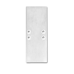 Zubeh�r f�r Profil 2SIDE - Aluminium-Endkappe (2 Stk.), inkl. Schrauben, EC66, Silber