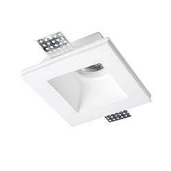 spot GES RECESSED SQUARE GU5,3 IP23, white
