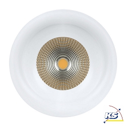 LED Einbaustrahler 5068 ECO FLAT blendfrei, 350mA, 8W 3000K 800lm 38°, CRi>90, dimmbar, Weiß matt