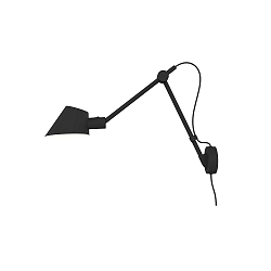 Wandleuchte STAY LONG, E27, IP20, schwarz