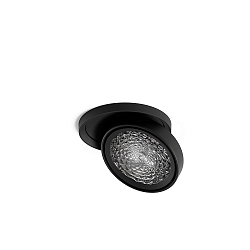 ceiling recessed luminaire NIVO 111 swivelling IP30, black dimmable