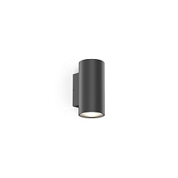 LED Außenwandleuchte TRAM 2.0, IP65, zylindrisch, 2-seitig, 230V AC, 8.5W 3000K 720lm 36°, CRi >90, dimmbar, anthrazit