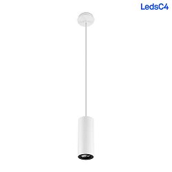 pendant luminaire PIPE 17CM cylindrical, short GU10 IP20, white dimmable