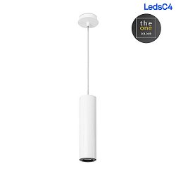 pendant luminaire PIPE 30CM cylindrical, long GU10 IP20, white dimmable
