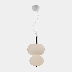LED Pendelleuchte ILARGI DOBLE LAMP 36,1W 2700K MADERA OSCURA 1833lm