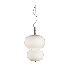 LED Pendelleuchte ILARGI DOBLE LAMP 36,1W 2700K HELLES HOLZ 1833lm