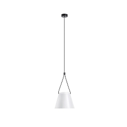 pendant luminaire ATTIC conical E27 IP20, white