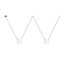 Pendelleuchte ATTIC DOUBLE RECTANGULAR SHAPE E27 15W wei�