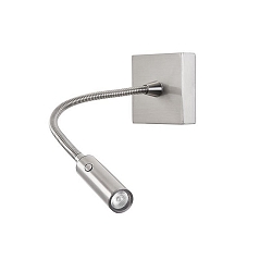 Wandleuchte TIP LED 2,2W 3000K NICKEL SEIDENMATT 175lm