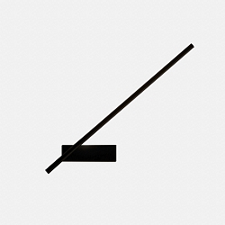 Wandleuchte TUBS LED 11,5W 3000K schwarz 428lm
