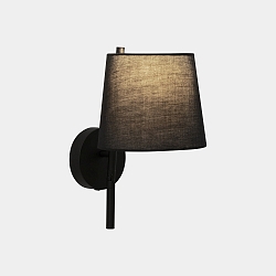 wall and ceiling luminaire CLIP LED E27, shade excl., black